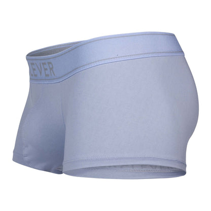 Light blue form-fitting clever 1751 craftiness trunks boxer briefs with ever logo waistband for comfortable wear