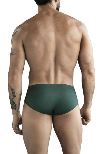 Dark green clever 1775 optimo briefs with smooth texture designed for comfortable everyday wear