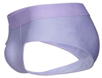 A sleek lavender clever 1776 venecia brief with smooth fabric finish and wide elastic waistband