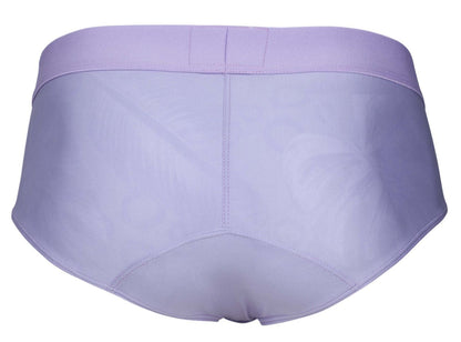 A pair of clever 1776 venecia briefs in lilac with seamless design smooth fabric and subtle stitching details