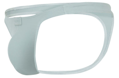 Light blue fabric thong from clever 1830 desirable thongs with a supportive pouch and reinforced stitching