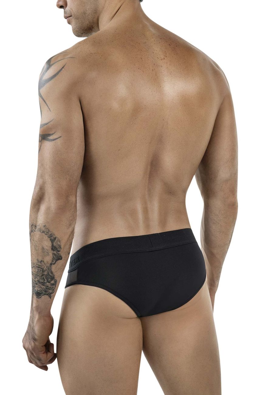 Black clever 1849 eros bikini briefs with smooth form-fitting design perfect for everyday comfort