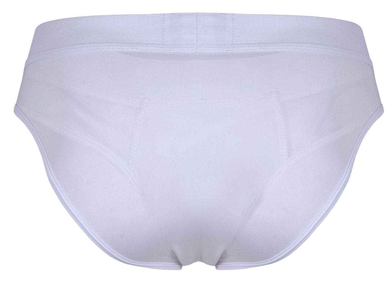 White briefs clever 1849 eros bikini in white with smooth seamless fabric and clean minimalist design