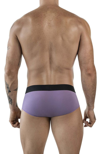 Purple ribbed clever 1862 oneal briefs with a black waistband in lilac color for comfortable everyday wear