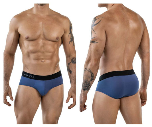 Blue men’s clever 1862 oneal briefs with a black waistband in petrol blue designed for comfortable everyday wear