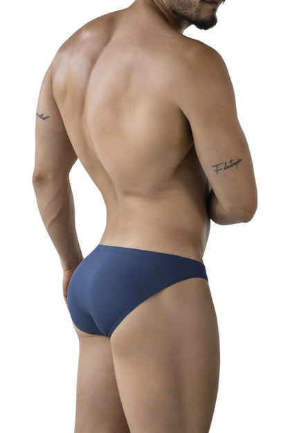 Navy blue clever 2014 reto briefs with a smooth form-fitting design in dark blue color for comfortable wear
