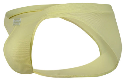 Light yellow clever 2014 reto briefs ribbed fabric with contoured design and branded side tag for comfortable fit