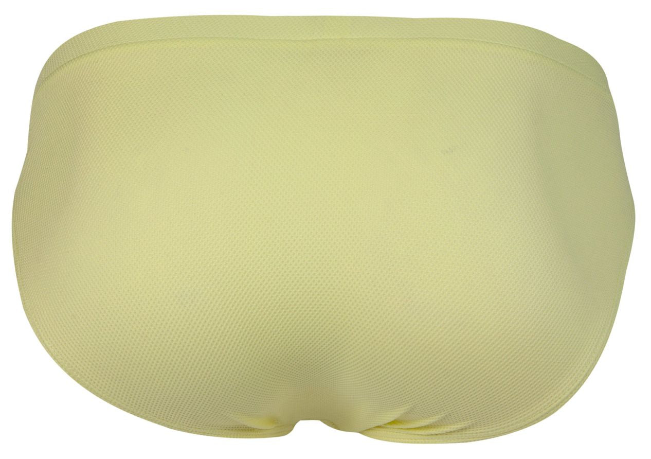 Pale yellow clever 2014 reto briefs with soft textured fabric seamless design for comfortable wear