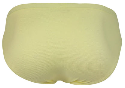 Pale yellow clever 2014 reto briefs with soft textured fabric seamless design for comfortable wear