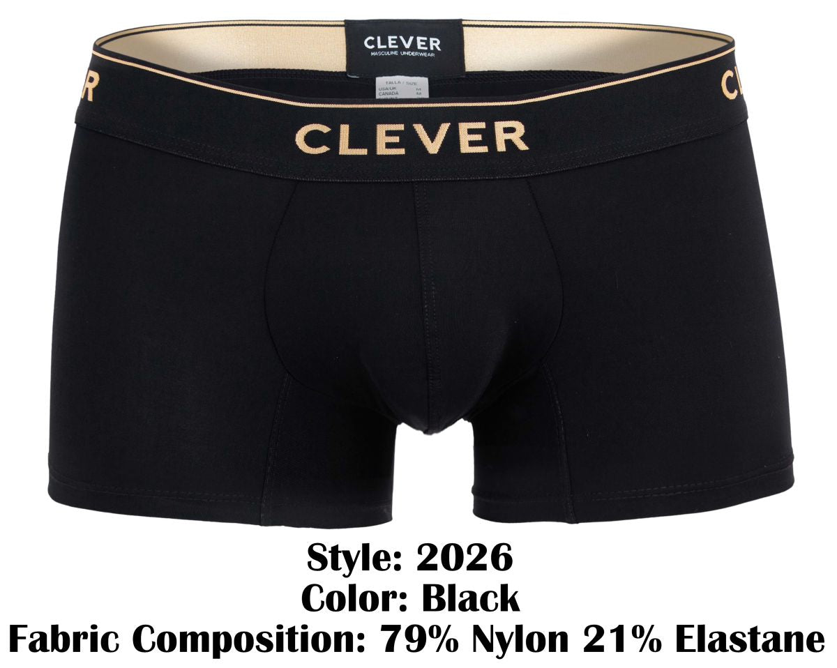 Black clever 2026 valladolid boxer briefs with gold lettering on waistband designed for comfort and style