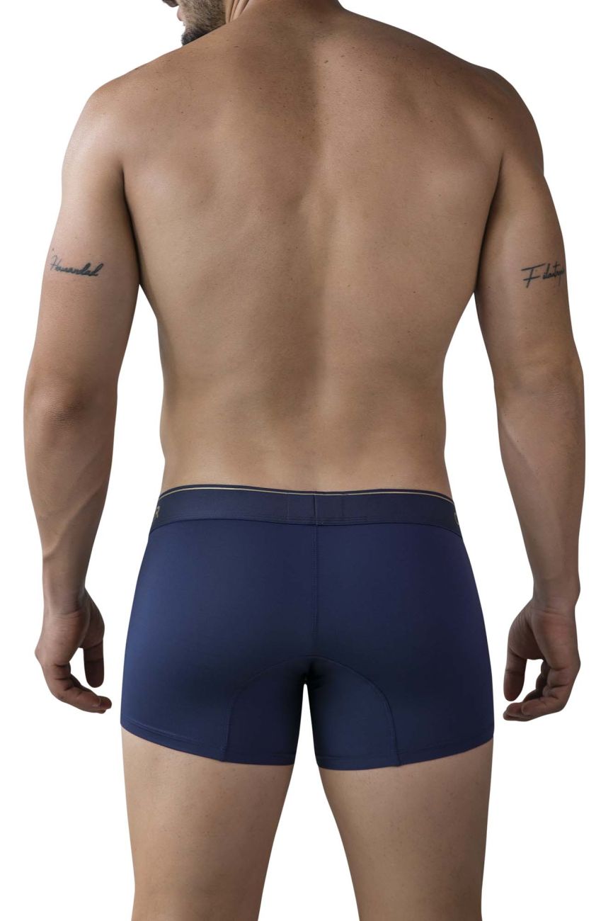 Navy blue Clever 2026 Valladolid trunks with subtle white waistband trim comfortable breathable fabric