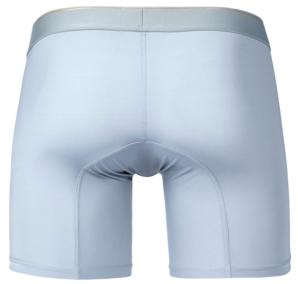 Light blue clever 2027 valladolid boxer briefs with matching waistband and subtle ribbed texture in gray color