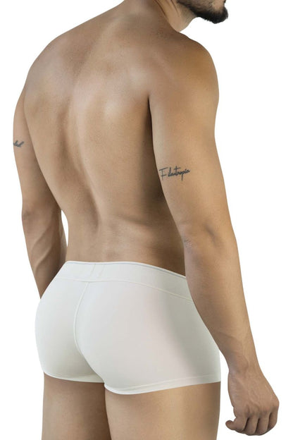 Clever 2042 mendoza trunks beige white men’s briefs with smooth form-fitting design made for comfort