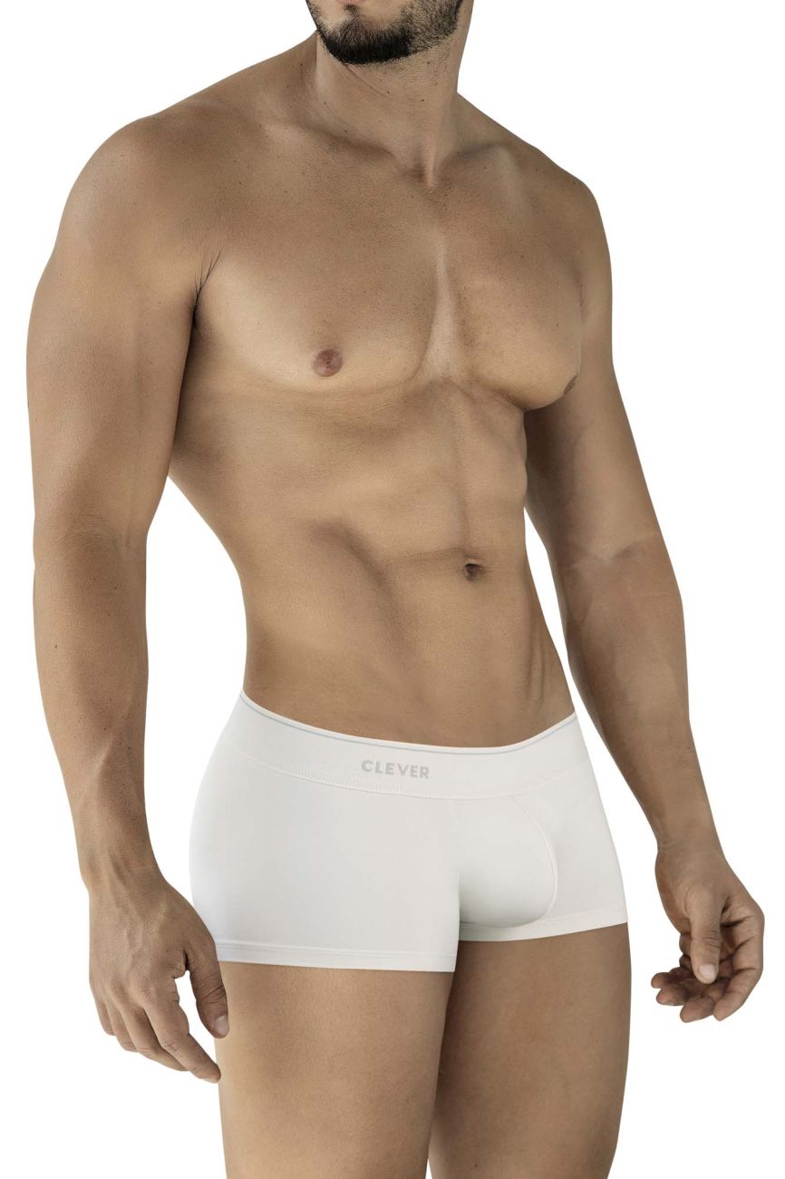 Beige clever 2042 mendoza cotton briefs with a subtle logo on the waistband for everyday comfort