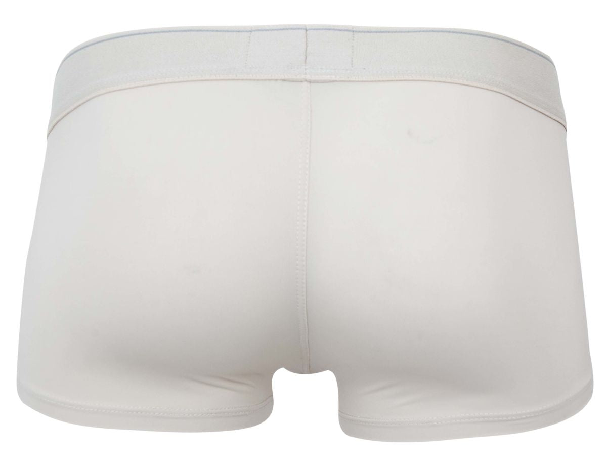 Beige clevere 2042 mendoza trunks seamless cotton briefs with elastic waistband front view