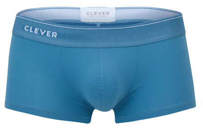 Clever 2042 Mendoza trunks blue mens briefs with matching elastic waistband and subtle stitching details