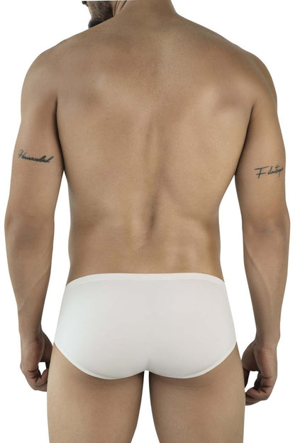 Beige clever 2043 mendoza briefs with a smooth form-fitting design made from soft breathable fabric