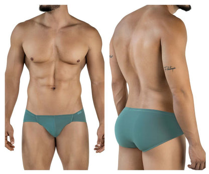 Teal clever 2043 mendosa briefs for men with smooth form-fitting fabric and subtle waistband branding