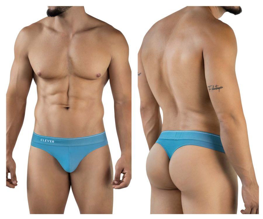 Blue Clever 2044 Mendoza thong briefs with a smooth, form-fitting design perfect for everyday comfort