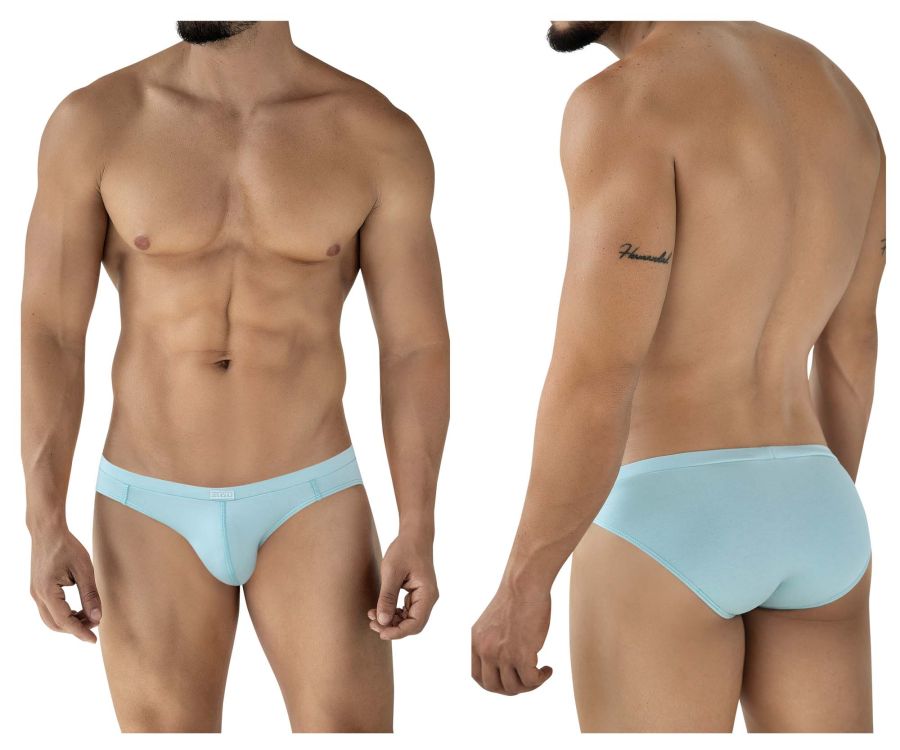 Light blue clever 2048 cordoba briefs for men with a smooth form fitting design and comfortable fabric