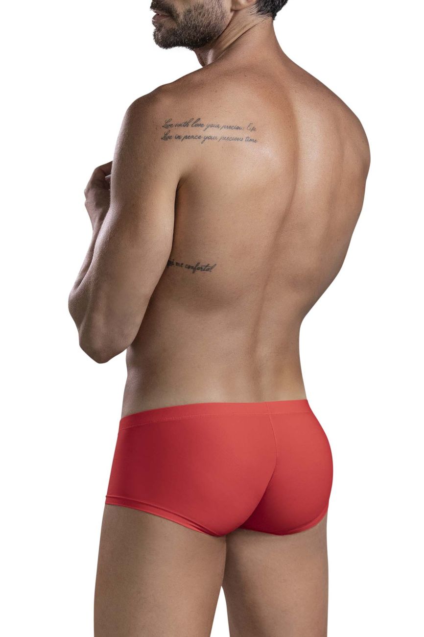 Red men’s briefs from clever 229946 7pk trunks color multi-colored set made of soft breathable fabric