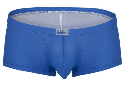 Blue clever men’s briefs with smooth form-fitting design and gray interior lining from clever 229946 7pk trunks multi-colored
