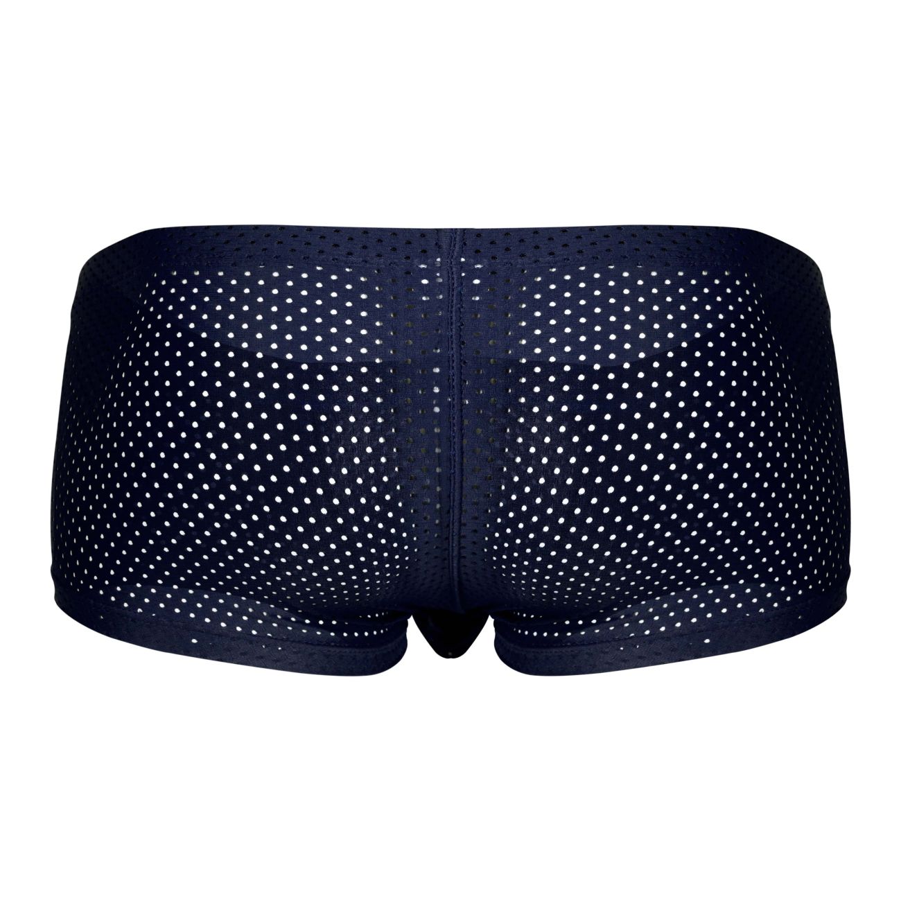 Navy blue mesh briefs with white polka dots from clever 229947 3pk australian latin trunks in black red and blue colors