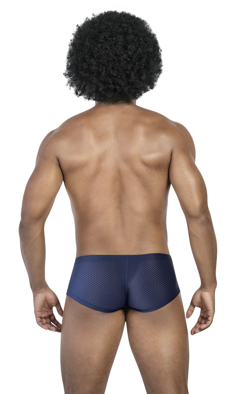 Navy blue mesh briefs from clever 229947 3pk australian latin trunks in black red and blue colors