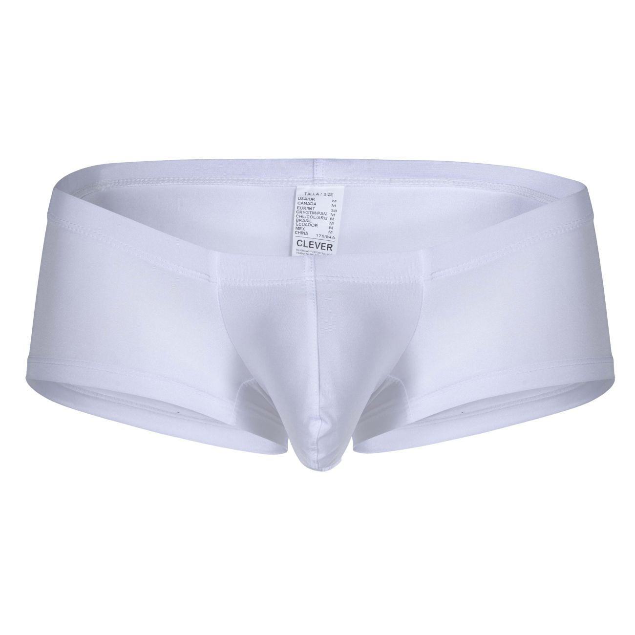 White clever brand men’s briefs with smooth form-fitting design from clever 229951 3pk australian latin trunks set