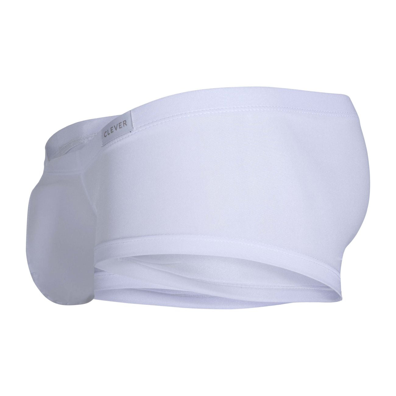 White cotton clever 229951 briefs with sleek modern design and subtle brand tag in blue white and green colors