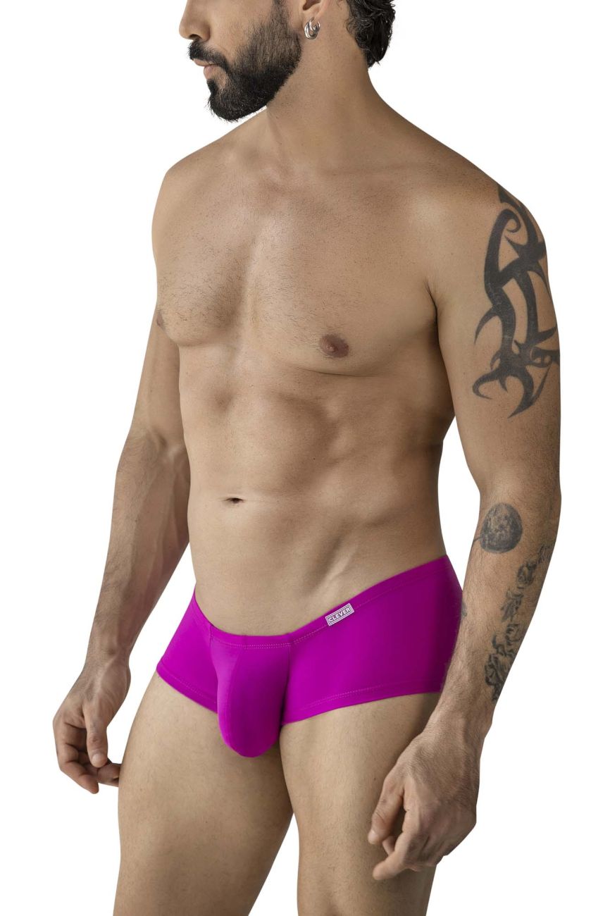 Vibrant magenta clever 229956 12pk australian latin trunks with sleek form-fitting design and subtle waistband tag