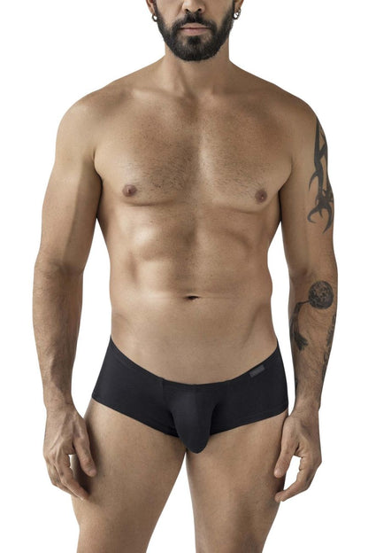 Black men’s briefs clever 229956 12pk australian latin trunks multi-colored with smooth, form-fitting design and subtle logo