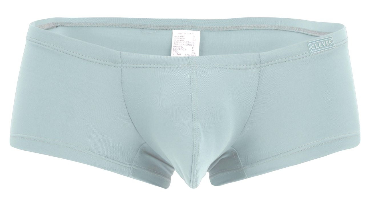 Light blue seamless briefs with subtle clever brand label on waistband from clever 229956 12pk australian latin trunks