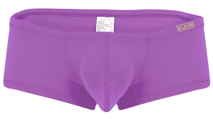 Purple clever brand men’s briefs with branded waistband from clever 229956 12pk australian latin trunks multi-colored set