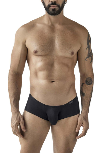 Clever 229957 12pk australian latin trunks multi-colored black men’s briefs with smooth form-fitting design