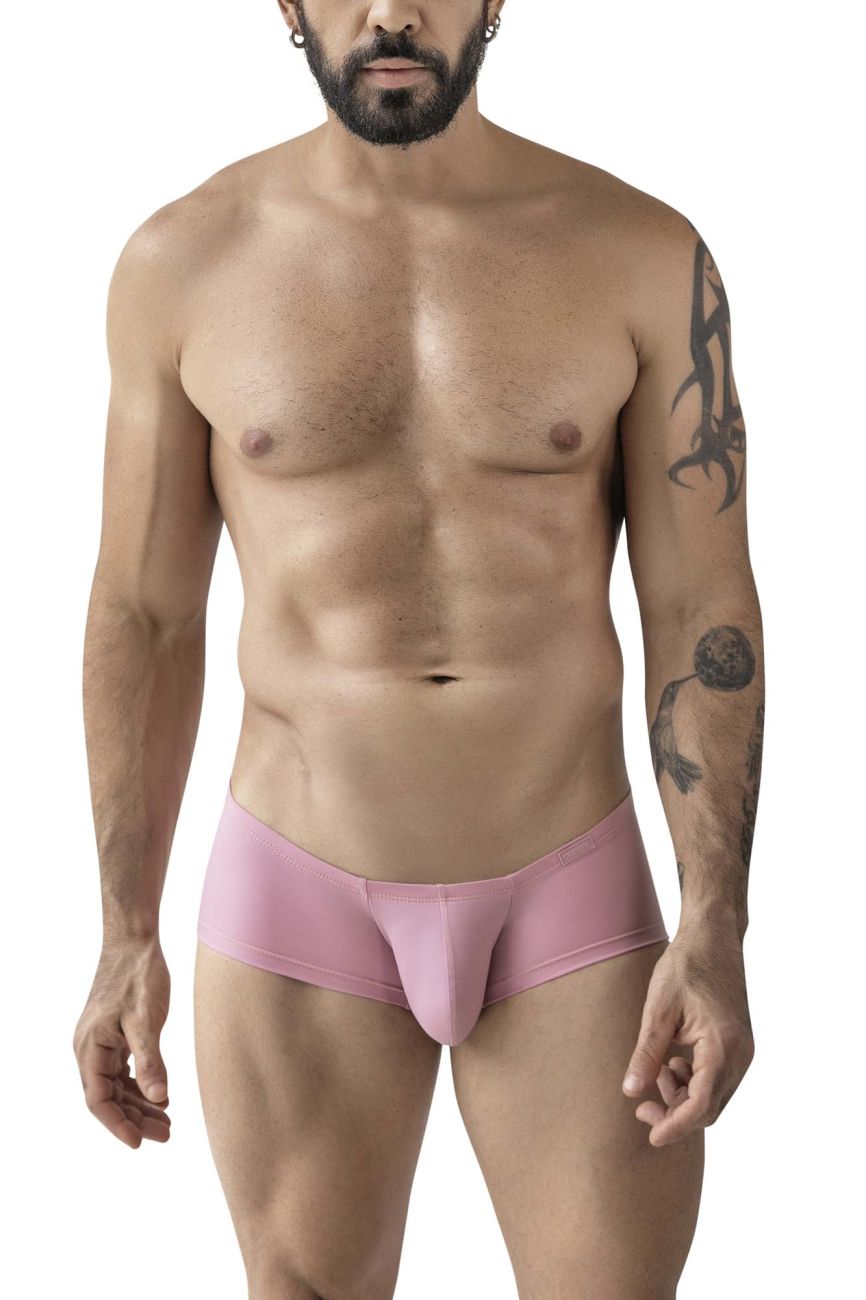 Pink clever athletic briefs with smooth form-fitting design from the 229957 12PK australian latin trunks multi-colored set