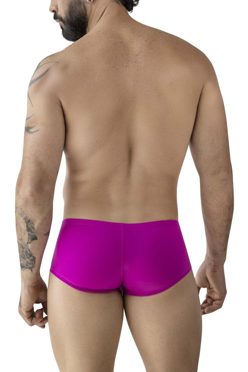 Vibrant magenta clever 229958 3pk australian latin trunks briefs with smooth form-fitting design color multi-colored