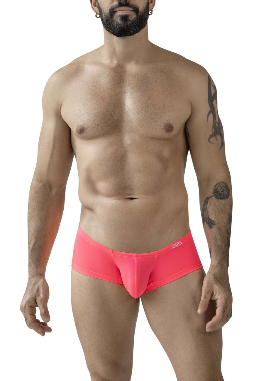 Vibrant pink men’s briefs clever 229958 3pk australian latin trunks with sleek form-fitting design and subtle waistband branding