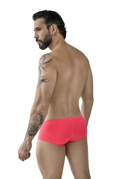Bright pink clever 229958 australian latin trunks briefs from a multi-colored 3pk set in soft breathable fabric