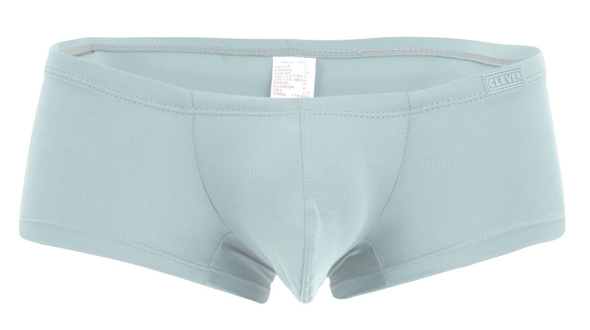 Light blue clever 229960 seamless briefs with subtle clever logo on waistband part of australian latin trunks 3pk multi-colored
