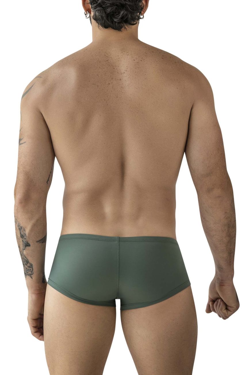 Olive green stretch fabric briefs from clever 229961 3pk australian latin trunks color multi-colored set