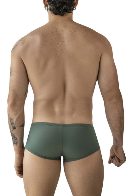Olive green stretch fabric briefs from clever 229961 3pk australian latin trunks color multi-colored set