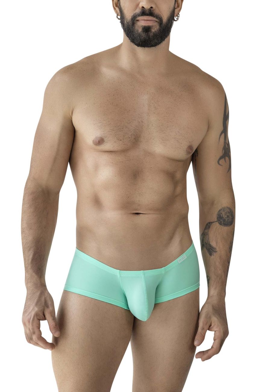 Mint green clever 229961 australian latin trunks in a smooth form fitting design for comfortable everyday wear