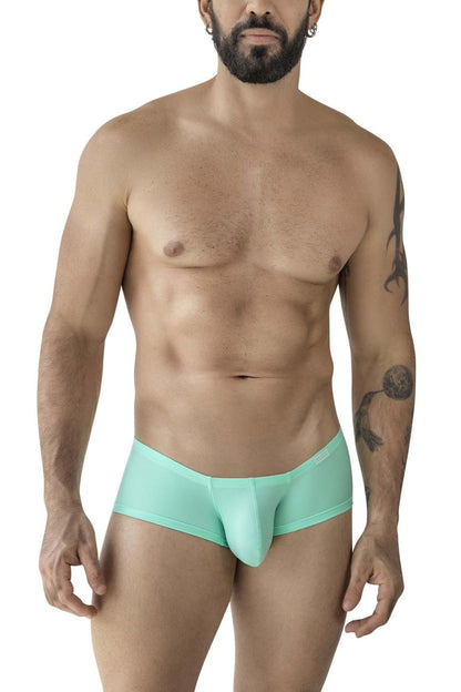 Mint green clever 229961 australian latin trunks in a smooth form fitting design for comfortable everyday wear