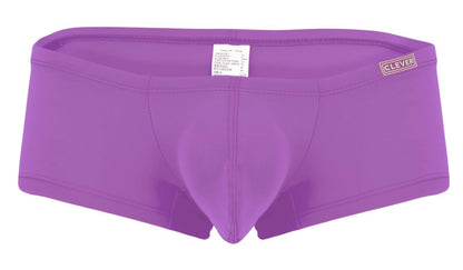 Purple clever 229961 men’s briefs with smooth form-fitting design from the 3pk australian latin trunks multi-colored set