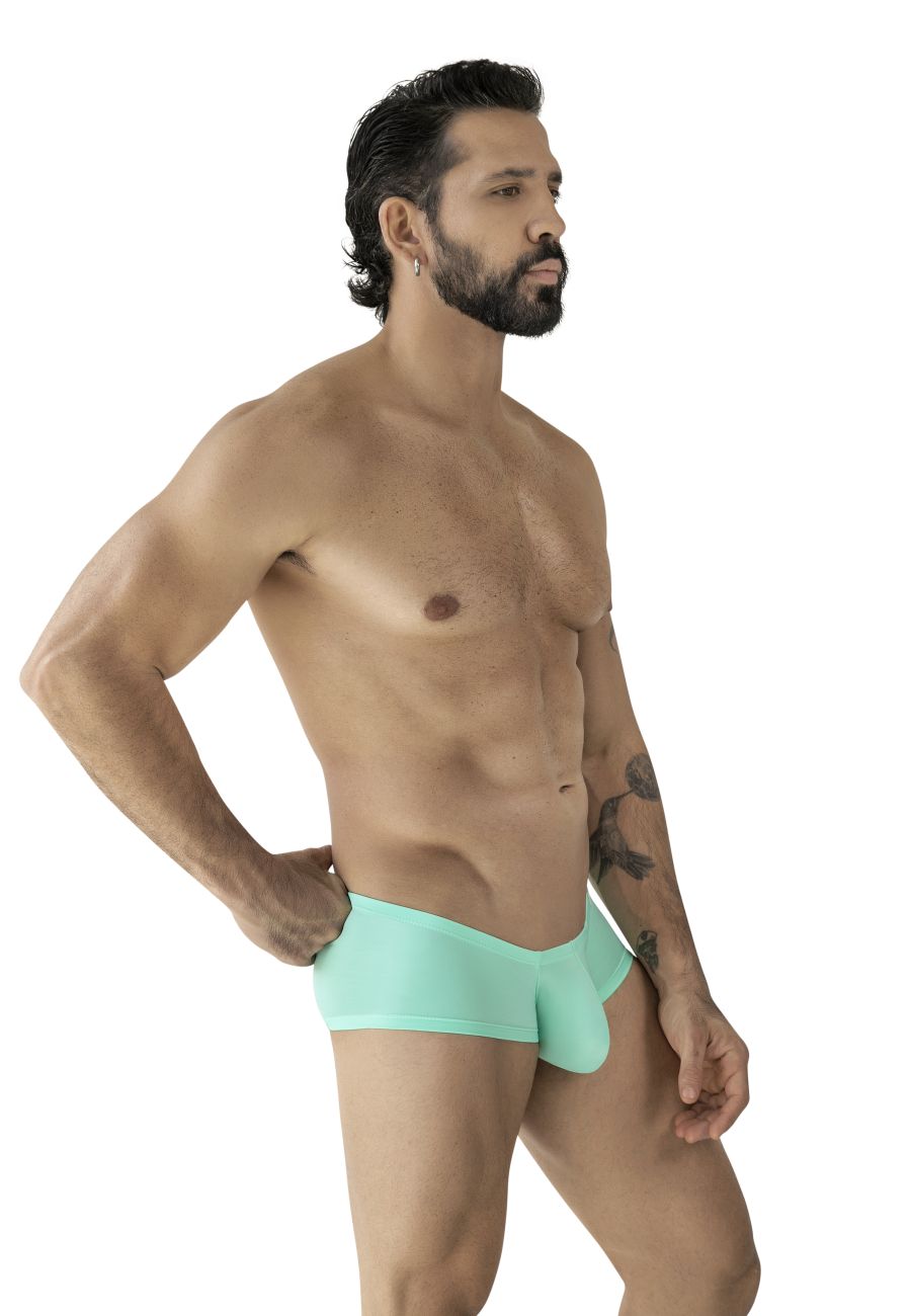Mint green clever 229961 briefs with a smooth form-fitting design part of the multi-colored australian latin trunks 3pk