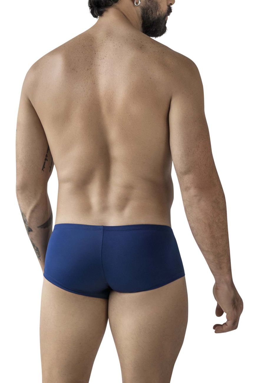 Navy blue clever 229962 briefs from the 3pk australian latin trunks featuring a multi-colored design