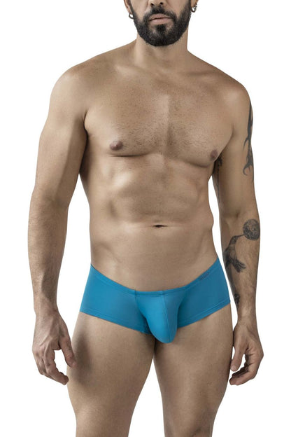 Blue athletic briefs with a snug form-fitting design from clever 229962 3pk australian latin trunks color multi-colored