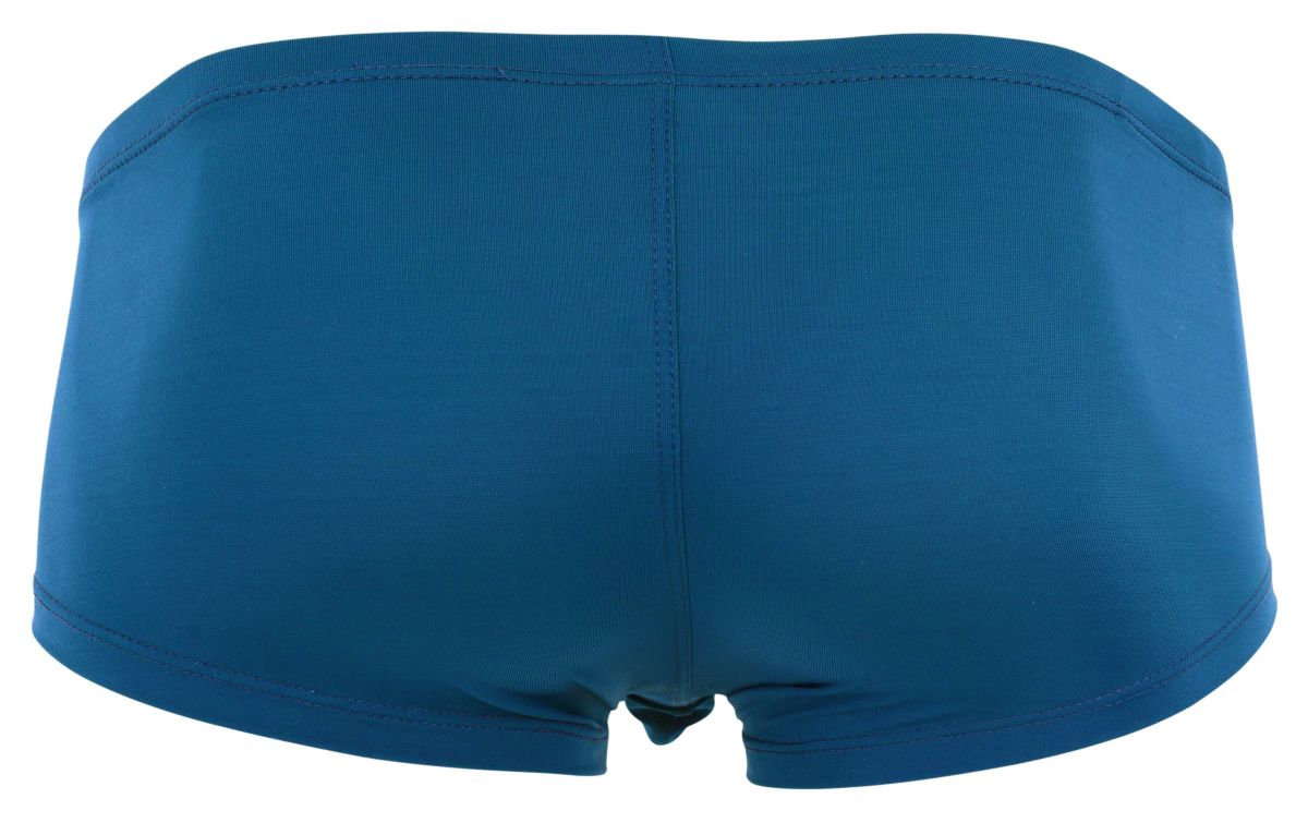 Blue stretchy briefs with ribbed texture and snug fit from clever 229962 3pk australian latin trunks multi-colored set