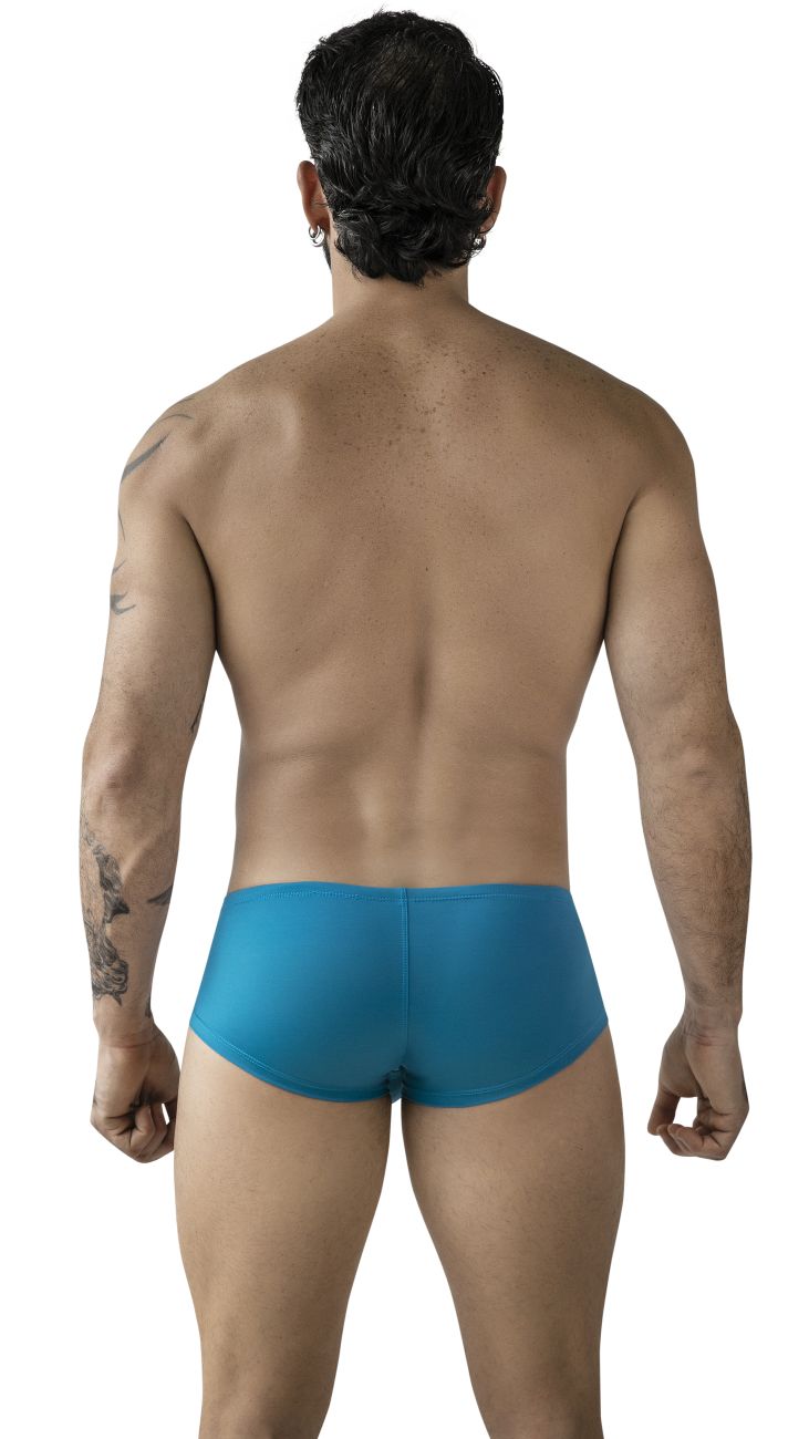 Blue clever 229962 australian latin trunks athletic briefs made from breathable fabric in a multi-colored pack